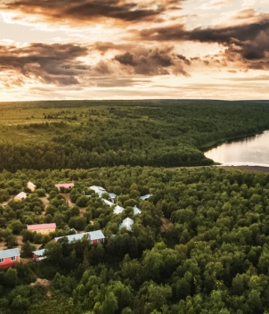 Ryabaga Camp, the Ponoi River